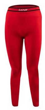 Lenz Merino lange Leggings schwarz rot