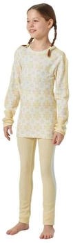 Helly Hansen Kinder HH Lifa Mittelschweres Merino Basisset gelb