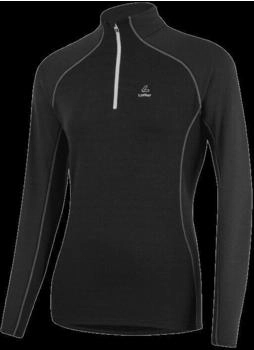 Löffler Midlayer Fine Stripe Transtex schwarz