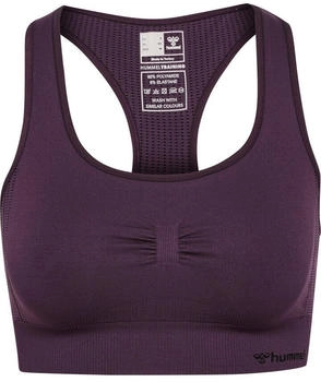 Hummel Sport-BH pflaume schwarz