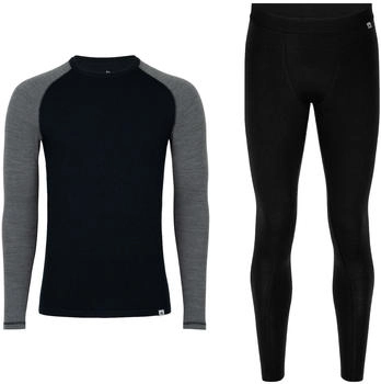 Danish Endurance Thermounterwäsche Merino Set grau