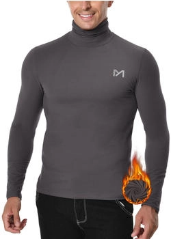 MEETYOO Langarmshirt Thermo Rollkragen