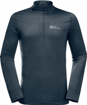 Jack Wolfskin Sky Thermal Langarmshirt Halfzip blau