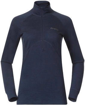 Bergans Inner Pure Merino Half Zip Longsleeve blau