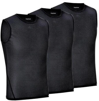 GripGrab Ultralight 1er 3er Pack Cool Mesh &Auml;rmellos Funktionsshirt d&uuml;nn