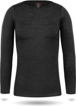 Normani Merino Langarm-Shirt Mandurah anthrazit