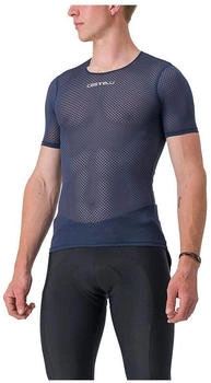 Castelli Pro Mesh Kurzarmtrikot belgisch blau