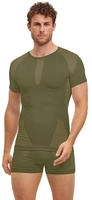 Falke 39662-7754-S, Falke Herren Tight Fit-shirt Warm herb (7754) S