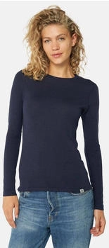 Danish Endurance Funktionsshirt Merino Langarm Shirt weich temperaturregulierend dark navy
