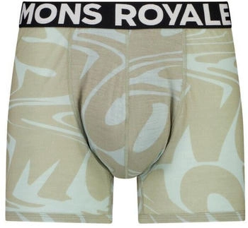 Mons Royale Hold 'em Shorty Boxer Merinounterw&auml;sche grau signal lost glacier