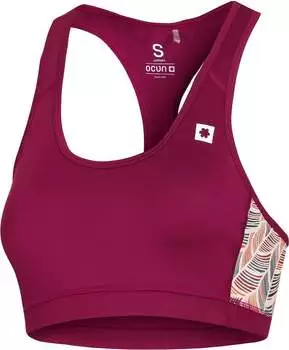 Ocun Misty Bra Sport-BH rot rhododendron