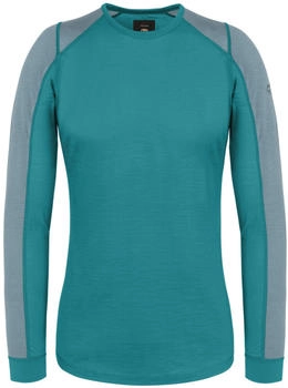 Normani Merino Langarm-Shirt 'Goulburn' petrol