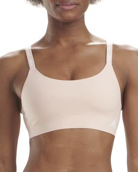 Adidas Micro Flex Wireless Seamless Lounge Bra pfirsich-peitsche weiß