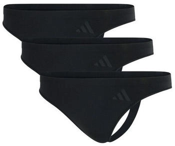 Adidas sportswear tanga sport active seamless thong 6-st tanga schwarz