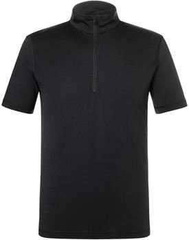 Super Natural Tundra175 Zip T-Shirt schwarz