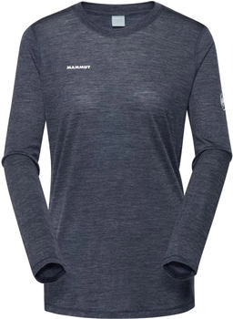 Mammut tree wool fl longsleeve marine melange 5784