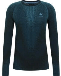 Odlo Blackcomb Eco Crew Neck Longsleeve blau schwarz