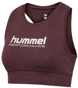 Hummel Hmlpulse Logo Light Support Bra braun