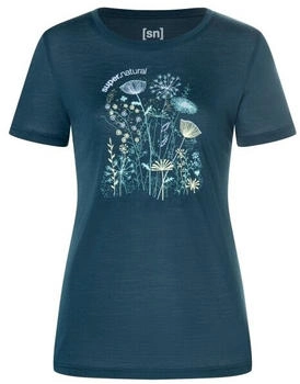 super.natural Rock Flowers Tee Funktionsshirt kurzarm (Damen)