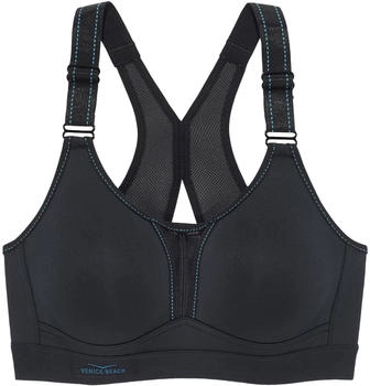 Venice Beach Sport-BH Microtouch schwarz grau 527057-9