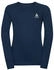 Longsleeve blau schwarz: Odlo Active Warm ECO Kids Long-Sleeve Baselayer Top