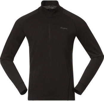 Bergans Inner pure Merino Half Zip Herren schwarz 91