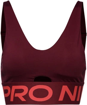 Nike Pro Indy Plunge gepolsterter Sport-BH mit mittlerem Halt HF7324 rot