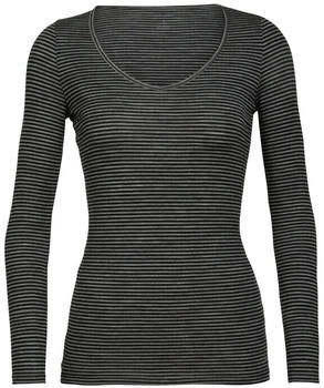 Icebreaker Siren LS Sweetheart Gritstone HTHR