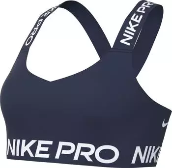 Nike Pro gepolsterter Sport-BH mit leichtem Halt - Blau HF5372-410
