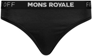 Mons Royale Stratos Merino Thong schwarz