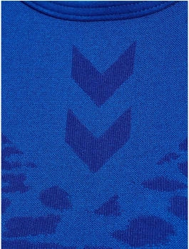 Hummel Hmlmt Leo Seamless Sport-BH blau