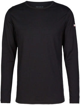 Devold breeze plus merino shirt schwarz 950a