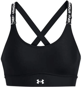 Under Armour Infinity Mid Support Sport-BH 001 schwarz wei&szlig;