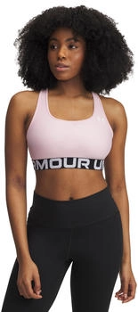 Under Armour HG Mid Branded prime rosa weiß