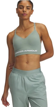 Under Armour Vanish Seamless Low Bra silica gr&uuml;n wei&szlig;