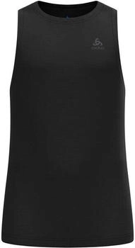 Odlo The Natural Merino Crew Neck Basisschicht singlet schwarz