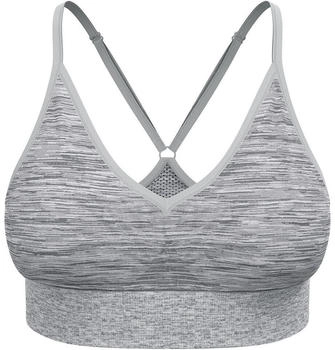 Odlo Seamless Low Padded Sport BH grau