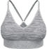 Odlo Seamless Low Padded Sport BH grau