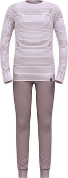 Odlo Set Long Active Warm Eco Set Kinder misty lilac gray ridge