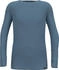 Longsleeve Kinder blau provinzblau: Odlo Active Warm ECO Kids Long-Sleeve Baselayer Top