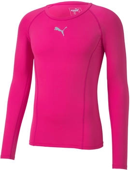 Puma LIGA Baselayer Tee LS (655920) fluo pink