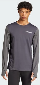 Adidas Multi Synthetic langärmelige Baselayer Carbon / Grey Six (JC8198)