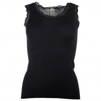 Engel Natur Women's Achselshirt mit Spitze black