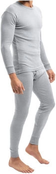 Mobile Technology Thermohose Ski- Thermo Unterwäsche Set Light Lange Unterwäsche hellgrau