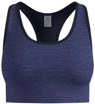 Odlo Seamless Medium Padded Sport-BH blau