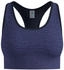 Odlo Seamless Medium Padded Sport-BH blau
