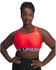 Under Armour HeatGear Armour Mid Support Sport-BH 713 racer rot weiß