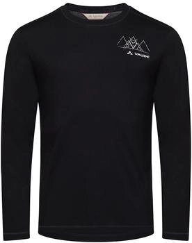 VAUDE Monviso Wool L S T-Shirt II schwarz