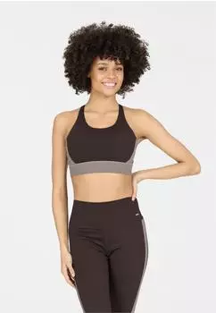 Athlecia Aspasia Color Block Bra chocolate torte black 1294