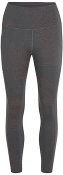 Icebreaker Fastray HR Fresh AOP Tights grau schwarz